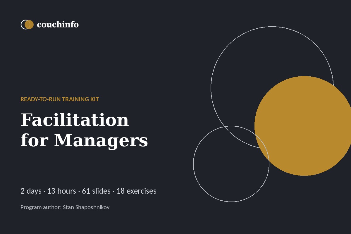 Facilitation for Managers