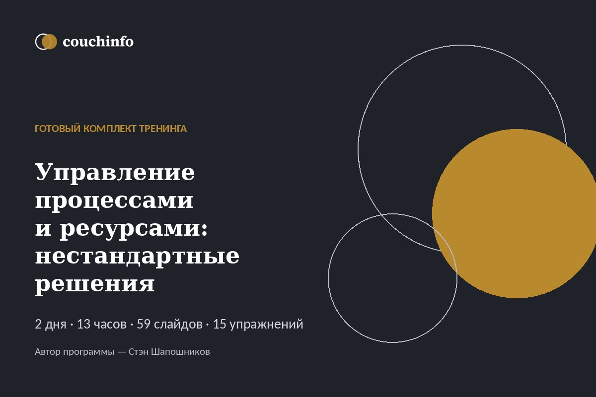 Управление процессами и ресурсами: нестандартные решения